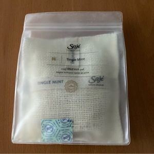 Saje soap infused wash pad Tingle mint